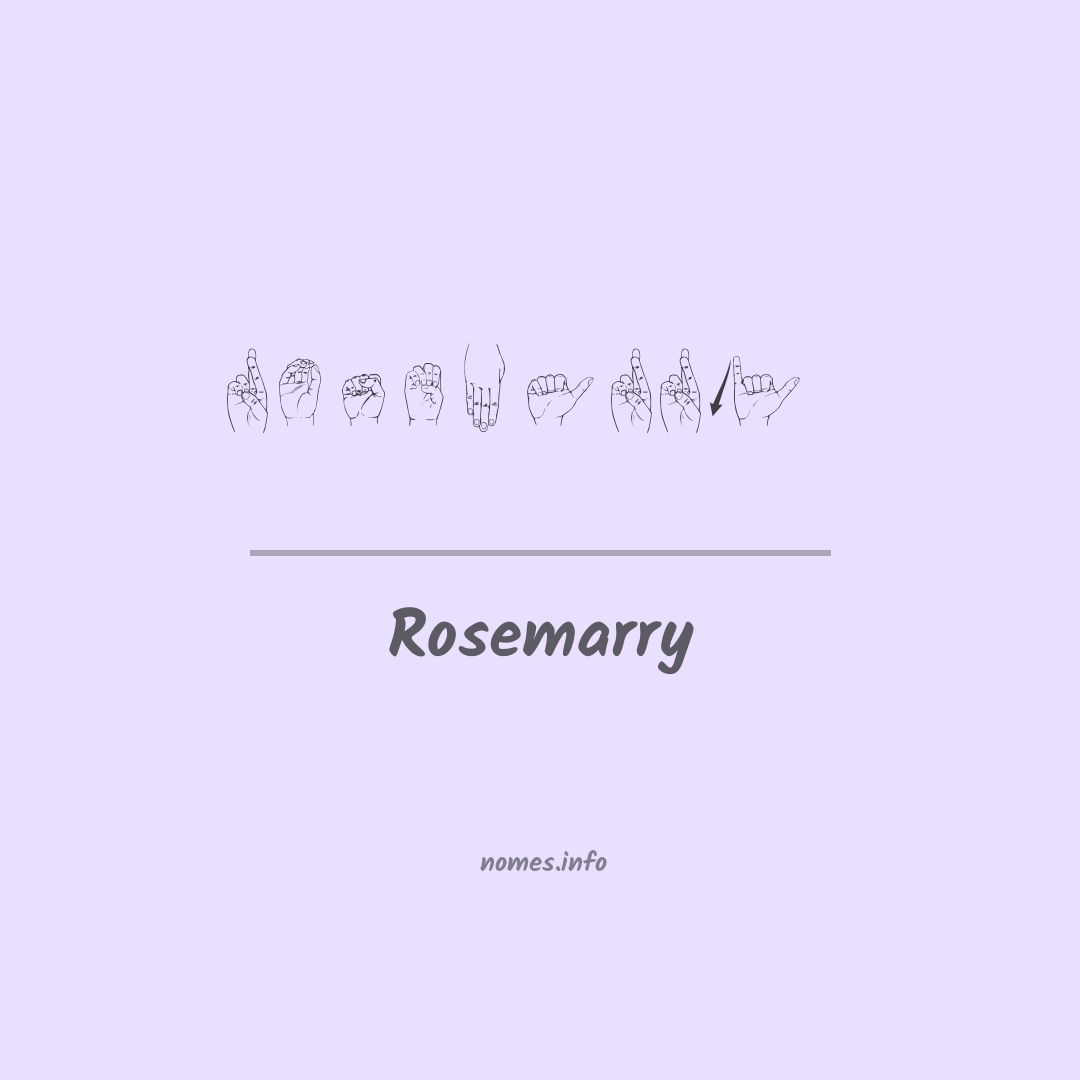 Rosemarry em Libras