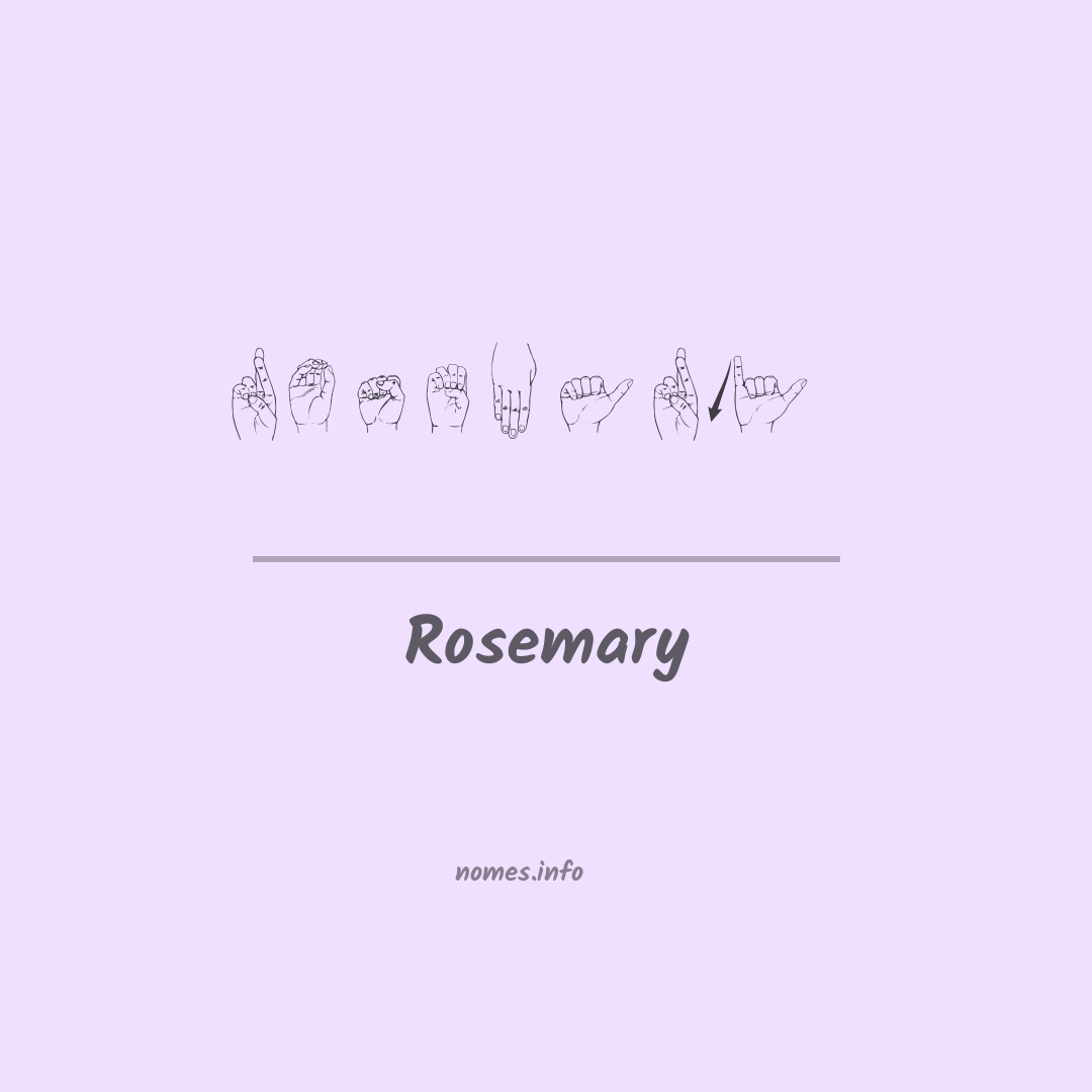 Rosemary em Libras