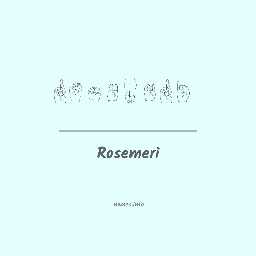 Rosemeri em Libras