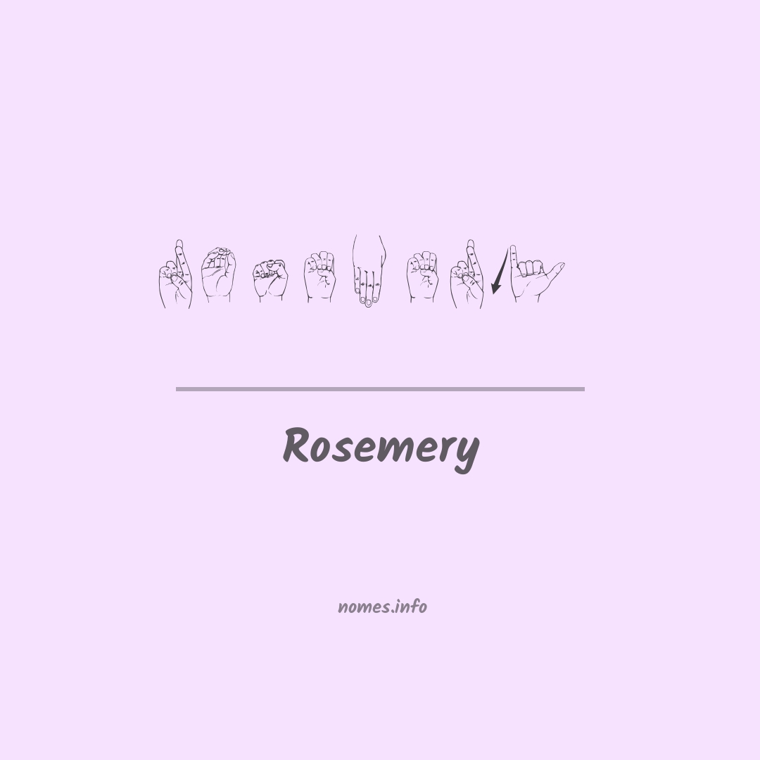 Rosemery em Libras