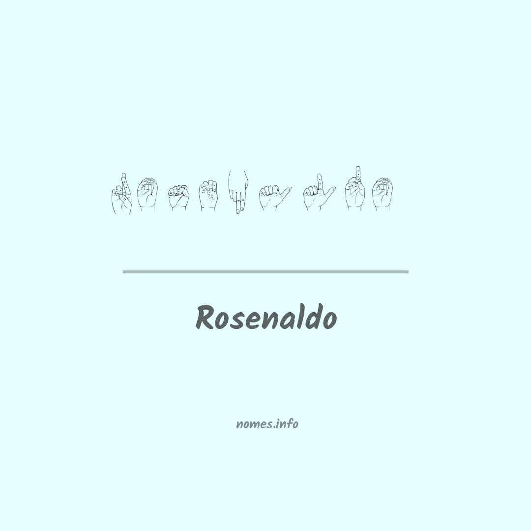 Rosenaldo em Libras