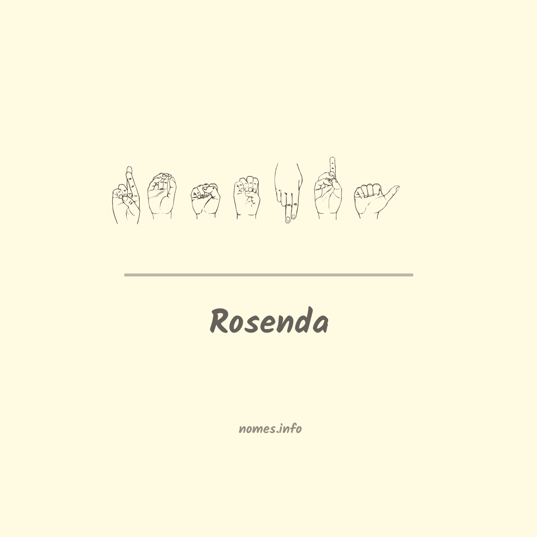 Rosenda em Libras