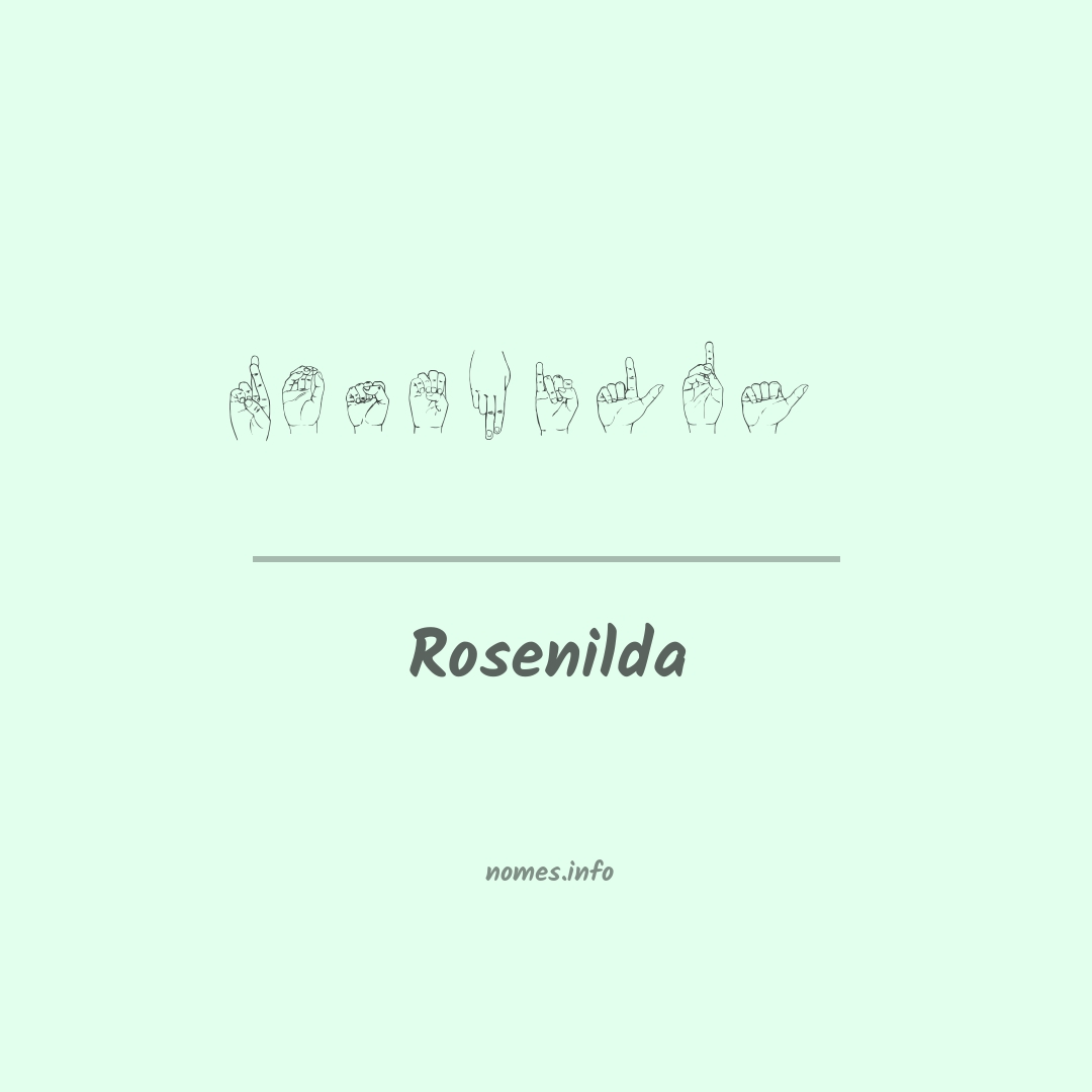 Rosenilda em Libras