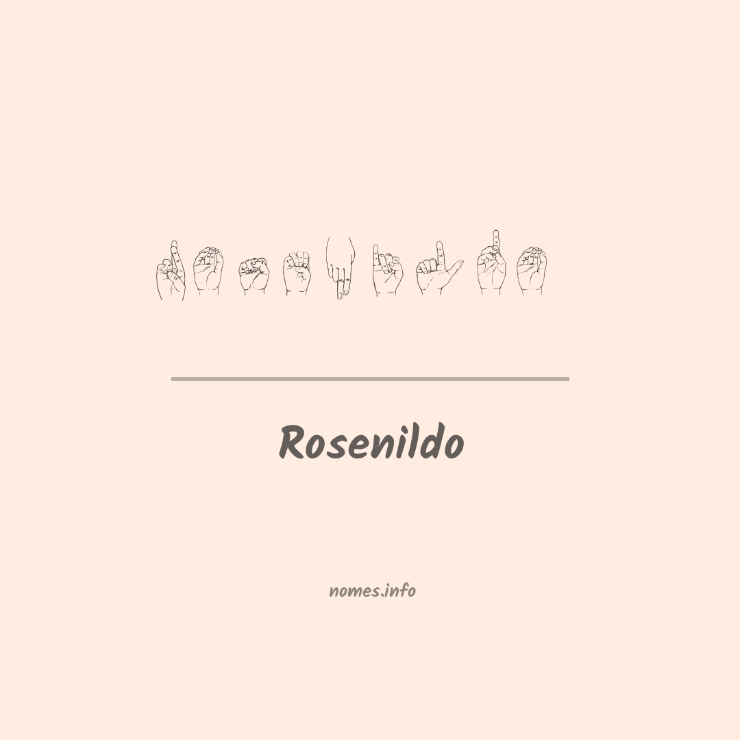 Rosenildo em Libras