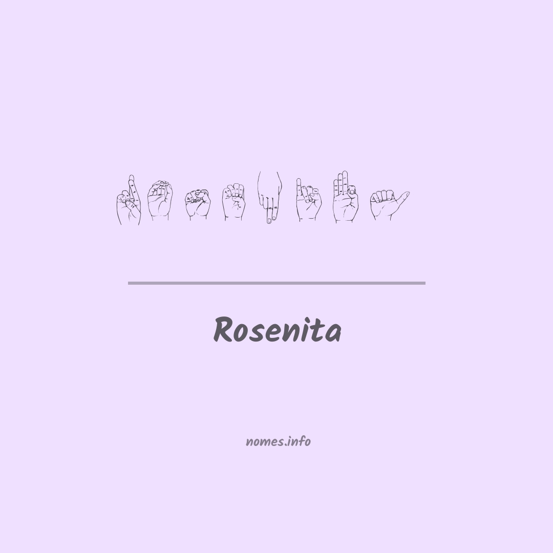 Rosenita em Libras