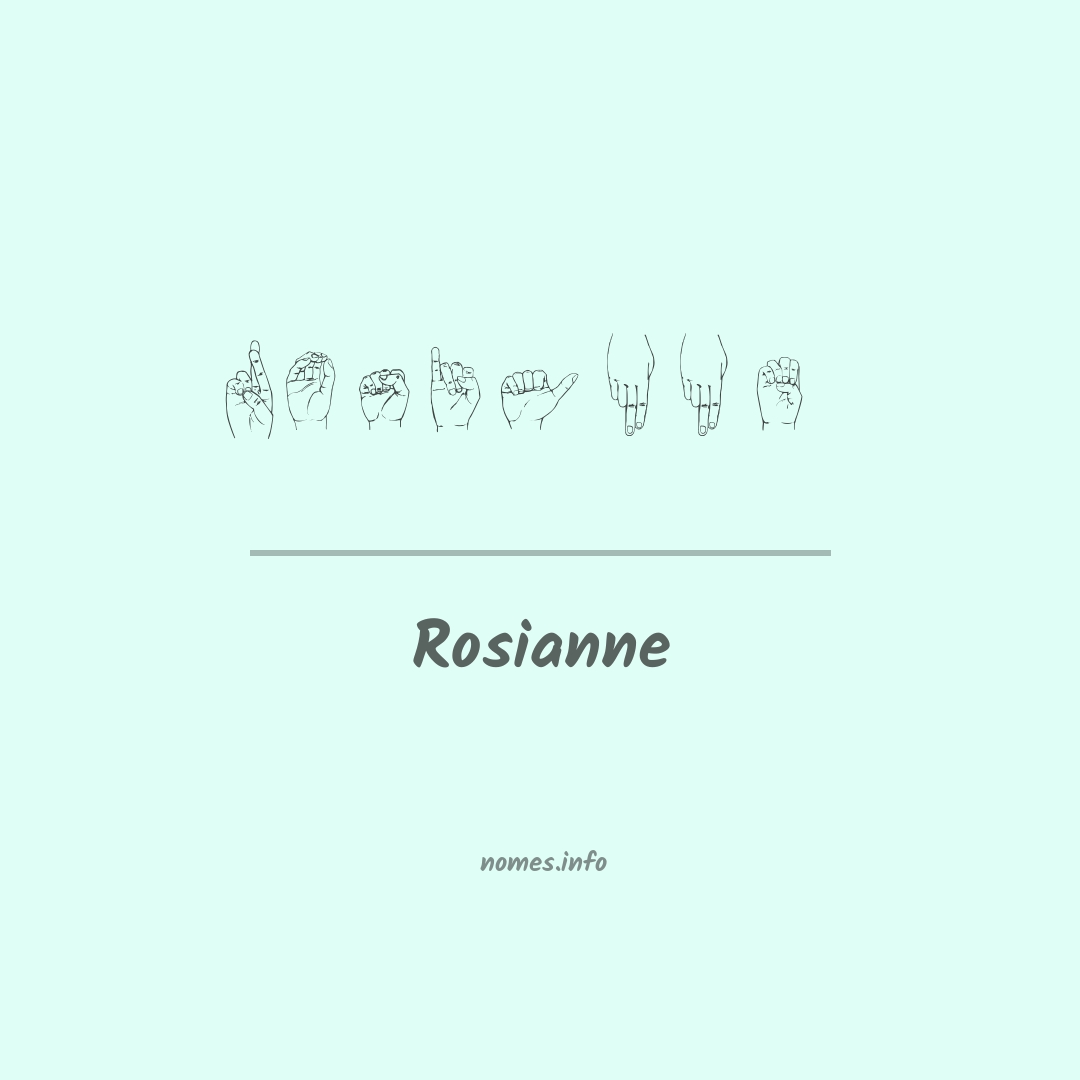 Rosianne em Libras