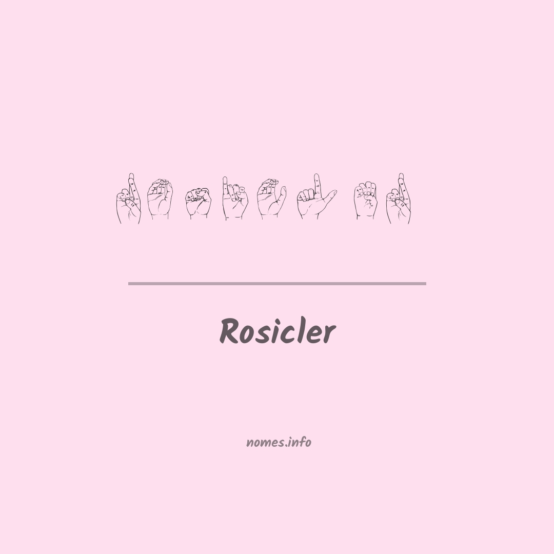 Rosicler em Libras