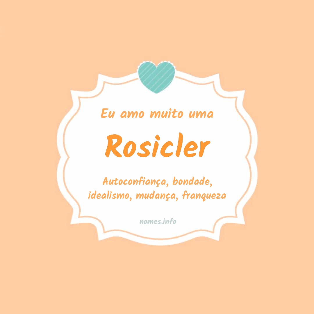 Eu amo muito Rosicler
