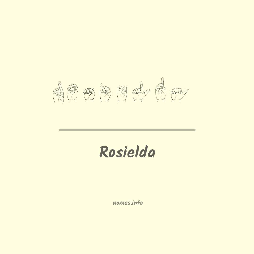 Rosielda em Libras Rosielda em Libras