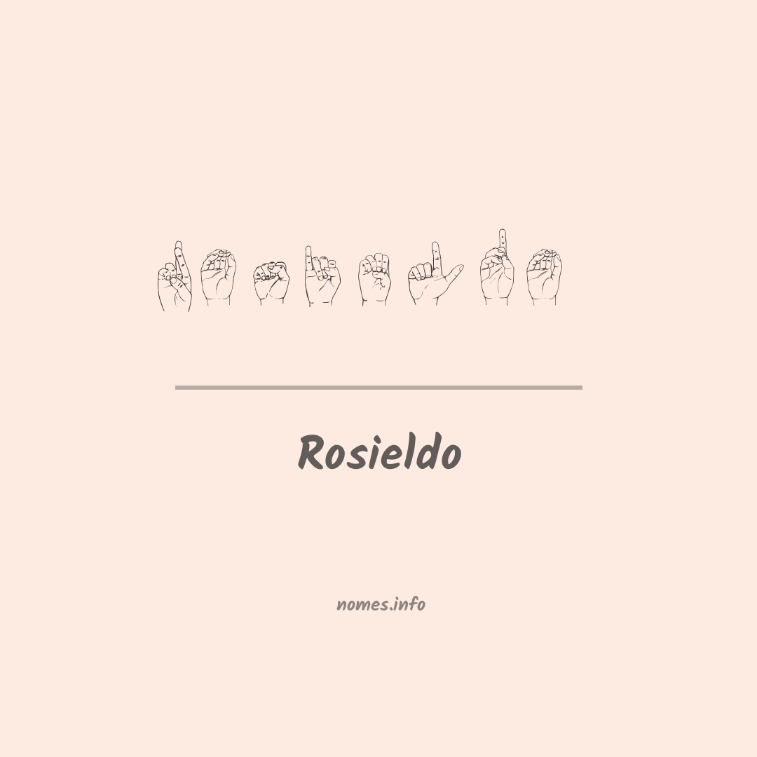 Rosieldo em Libras