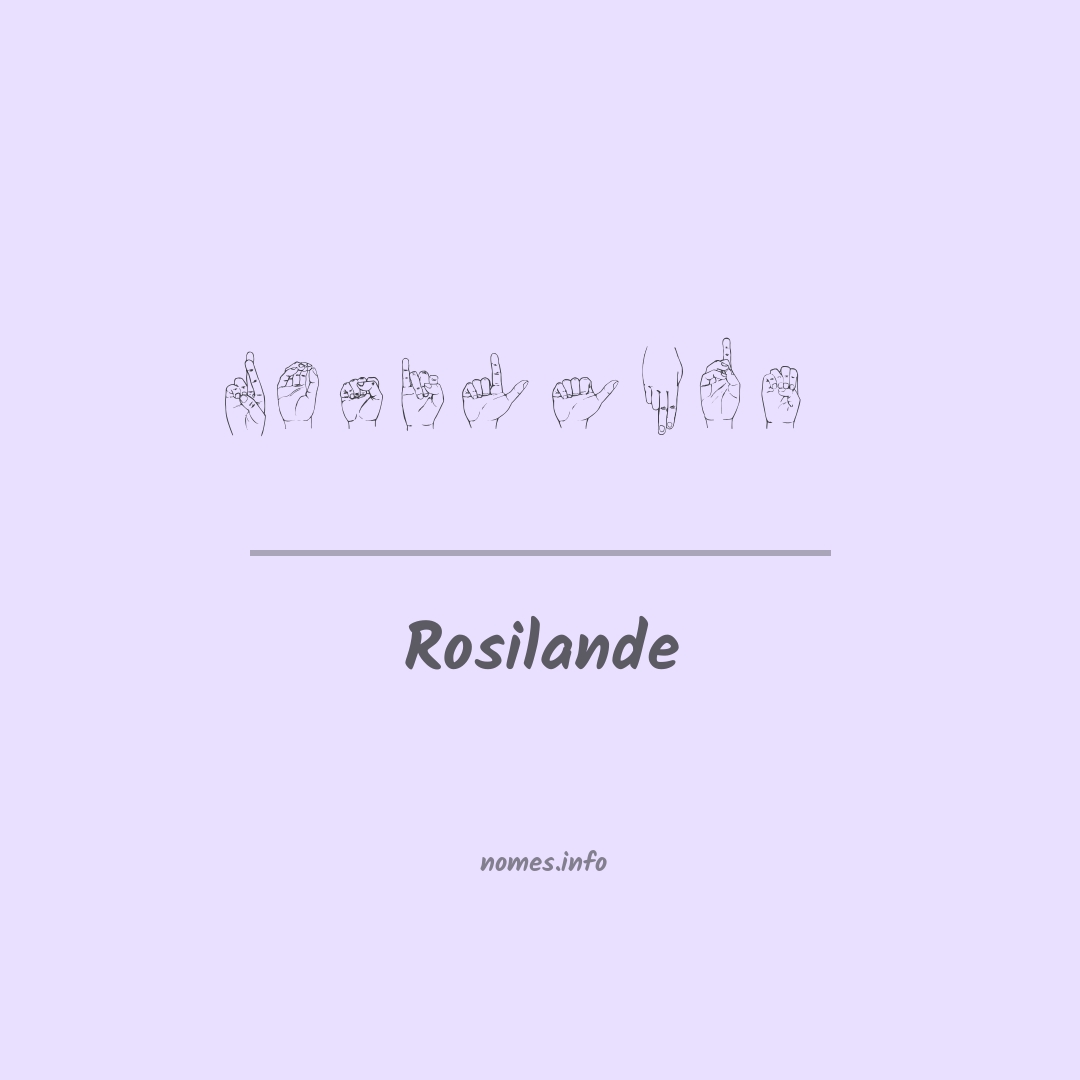 Rosilande em Libras Rosilande em Libras