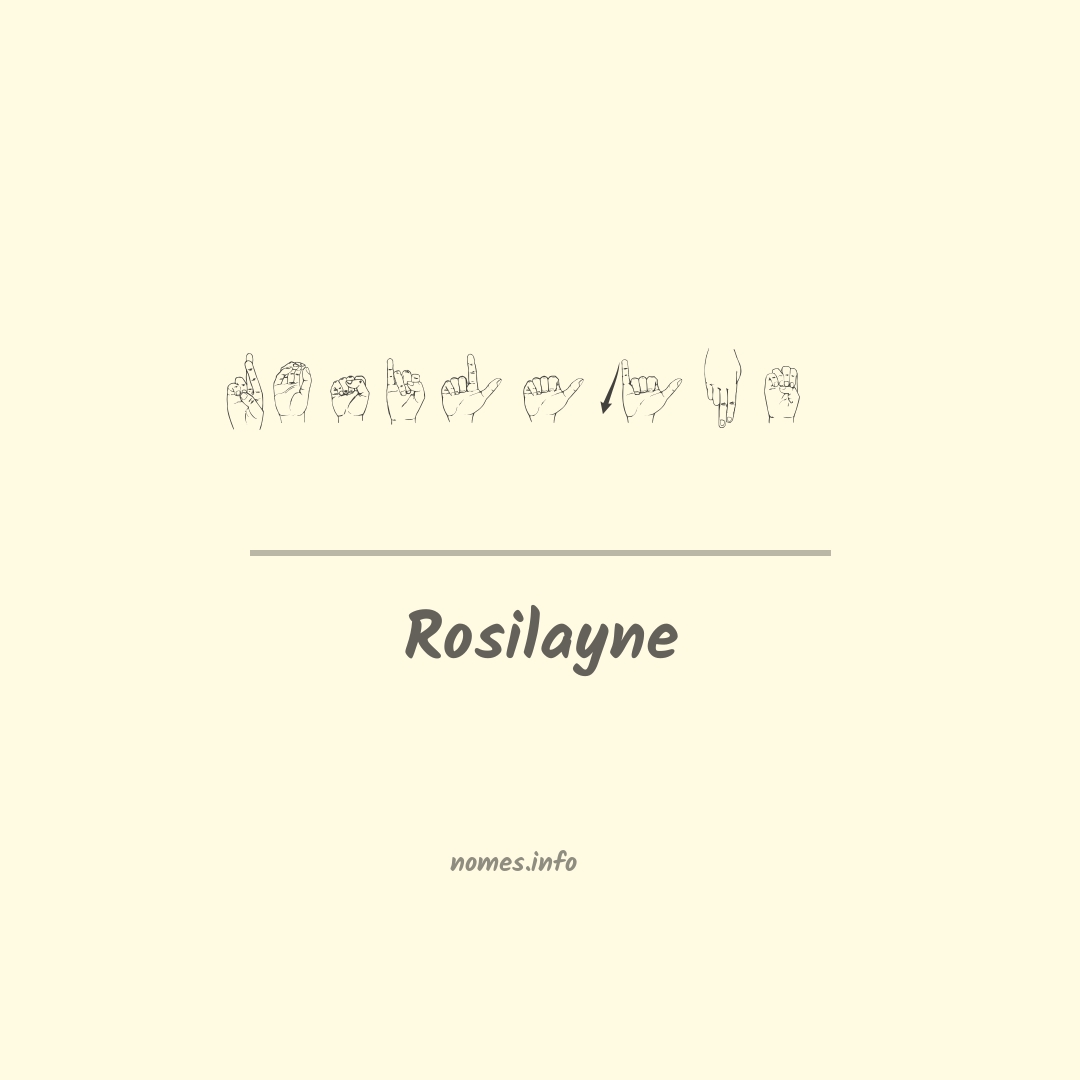 Rosilayne em Libras