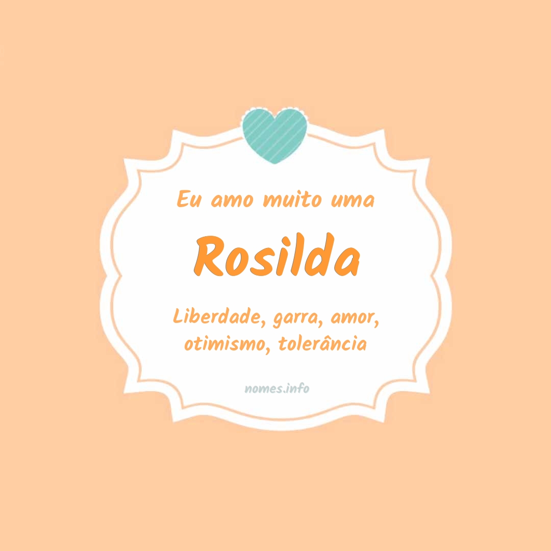 Eu amo muito Rosilda Eu amo muito Rosilda