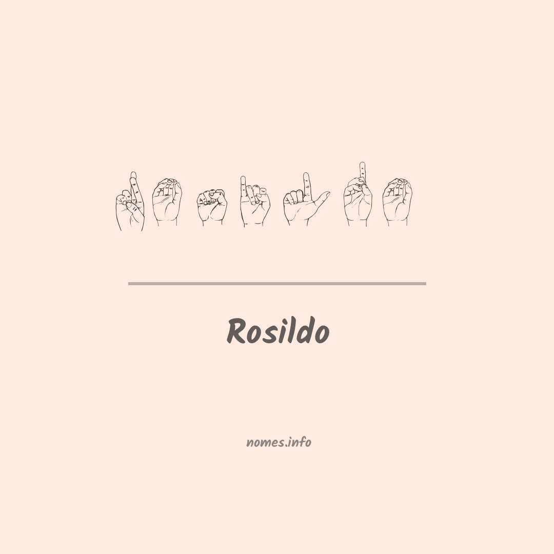 Rosildo em Libras
