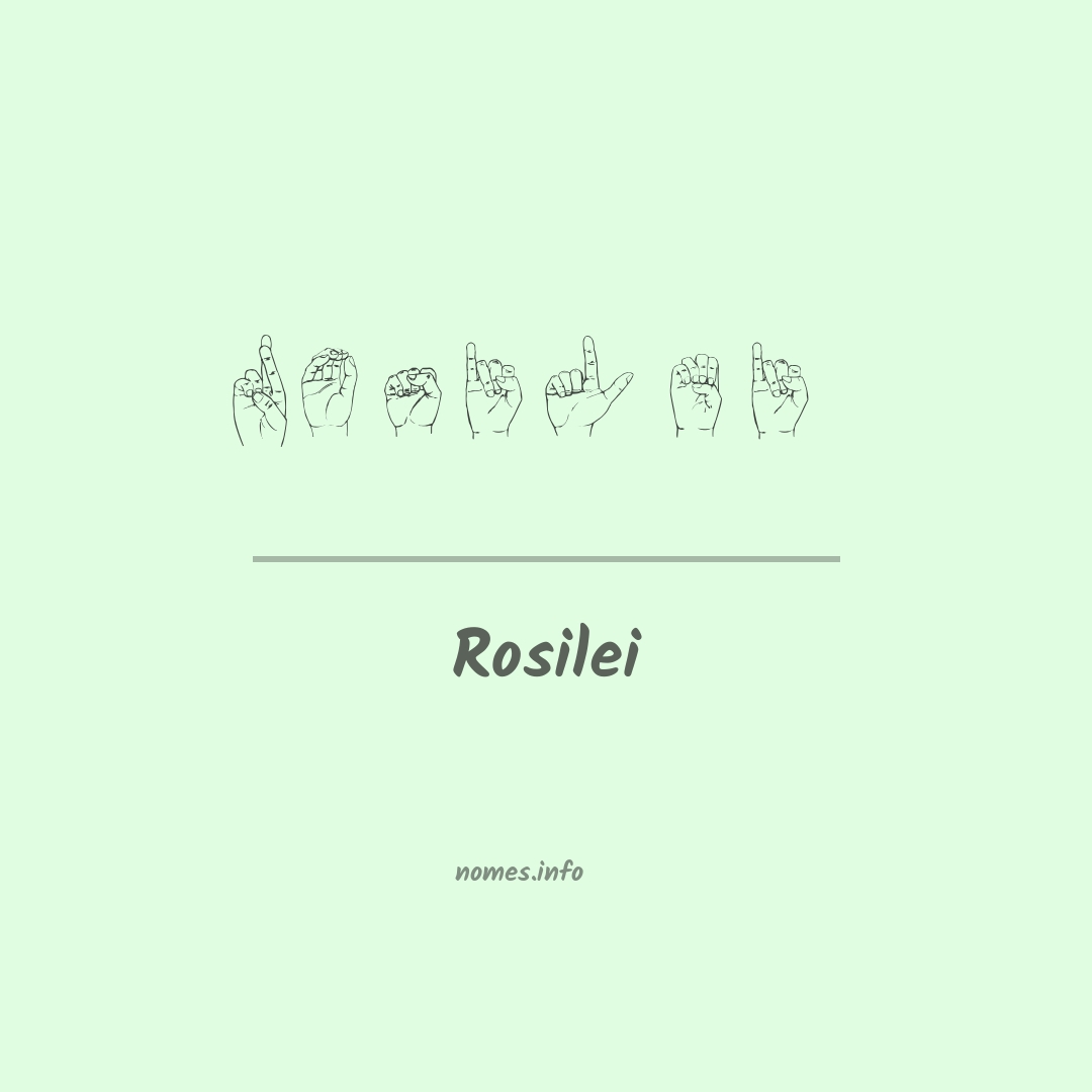 Rosilei em Libras