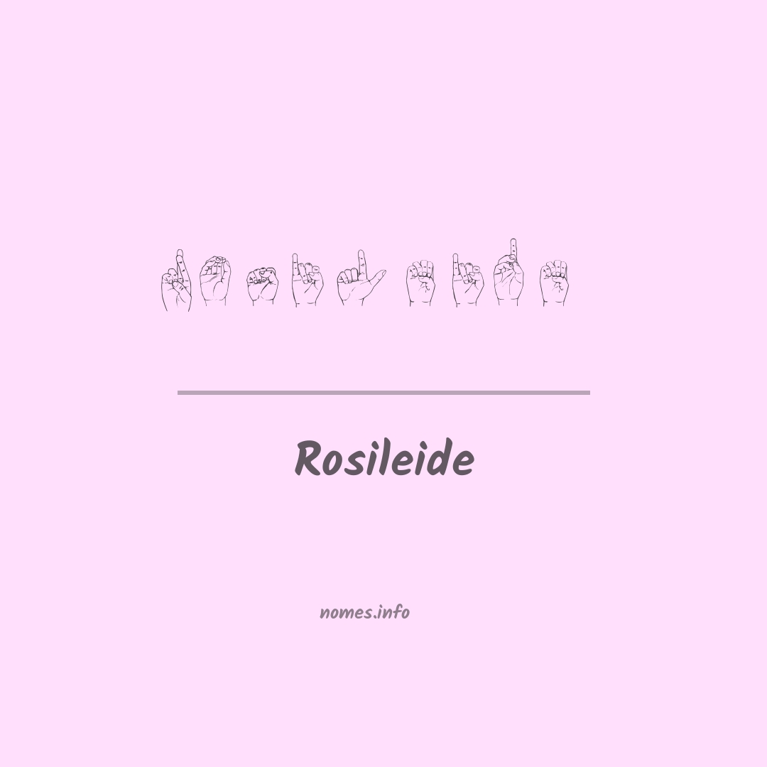 Rosileide em Libras