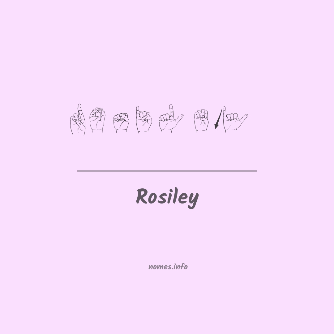 Rosiley em Libras