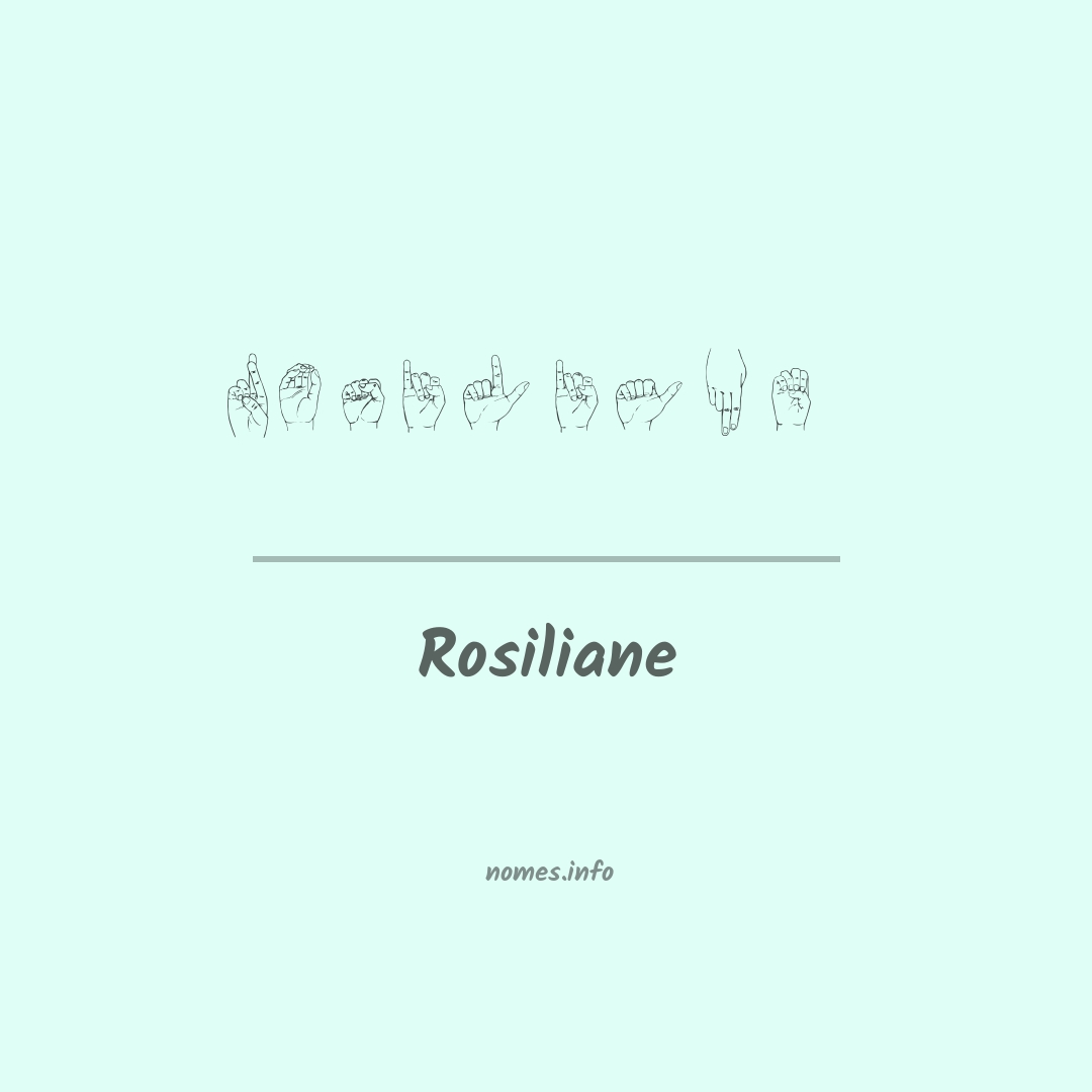 Rosiliane em Libras