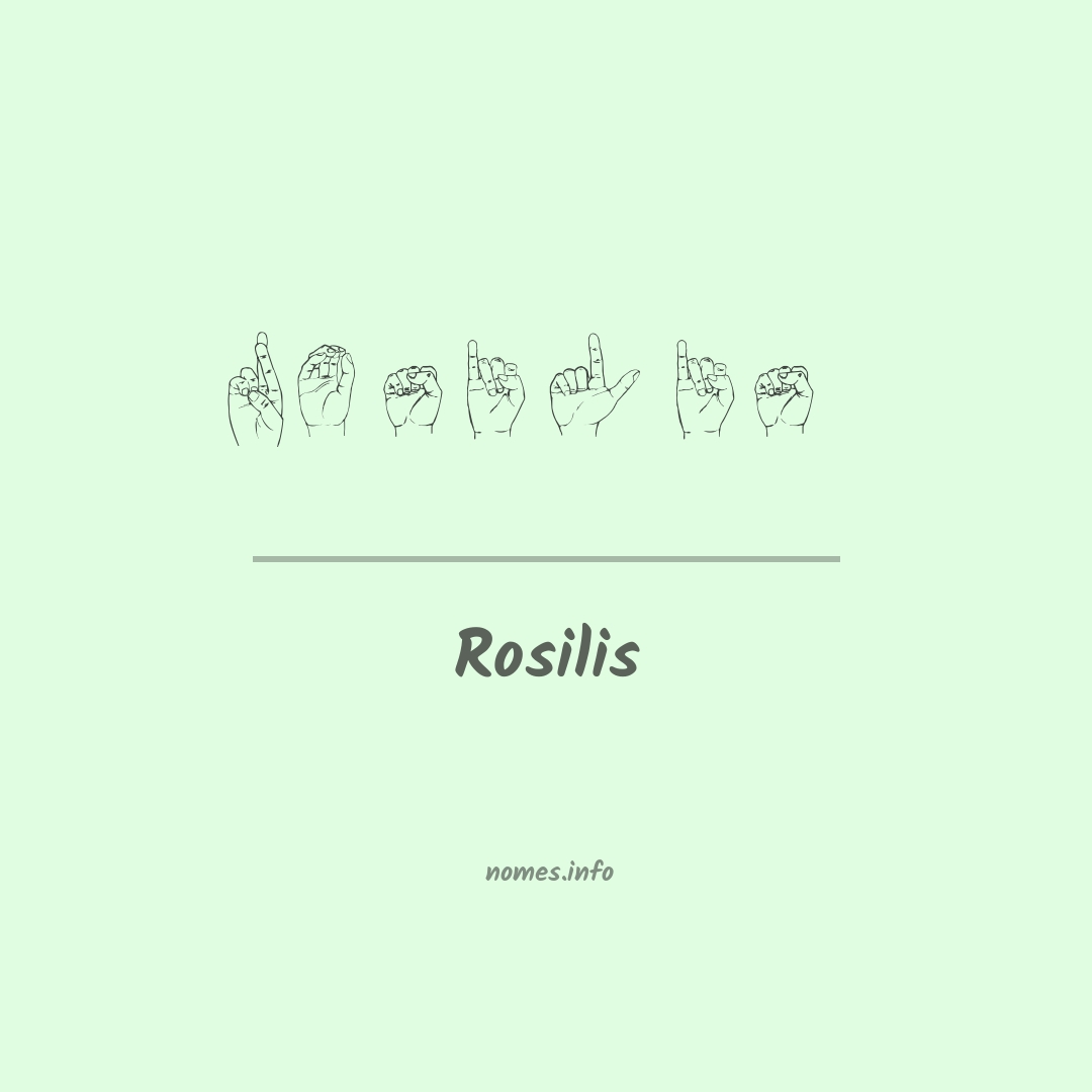 Rosilis em Libras