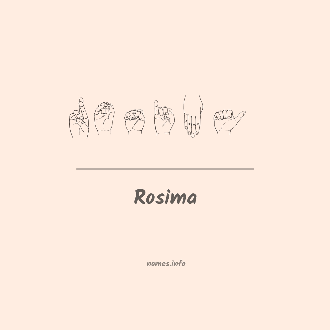 Rosima em Libras