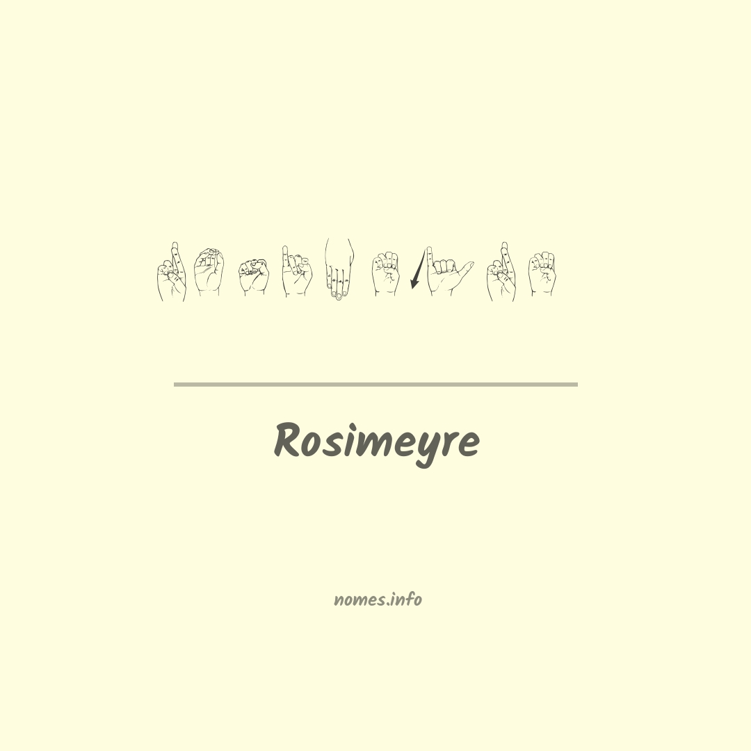 Rosimeyre em Libras