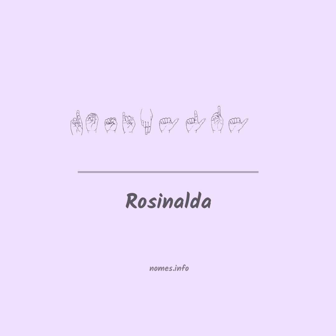 Rosinalda em Libras