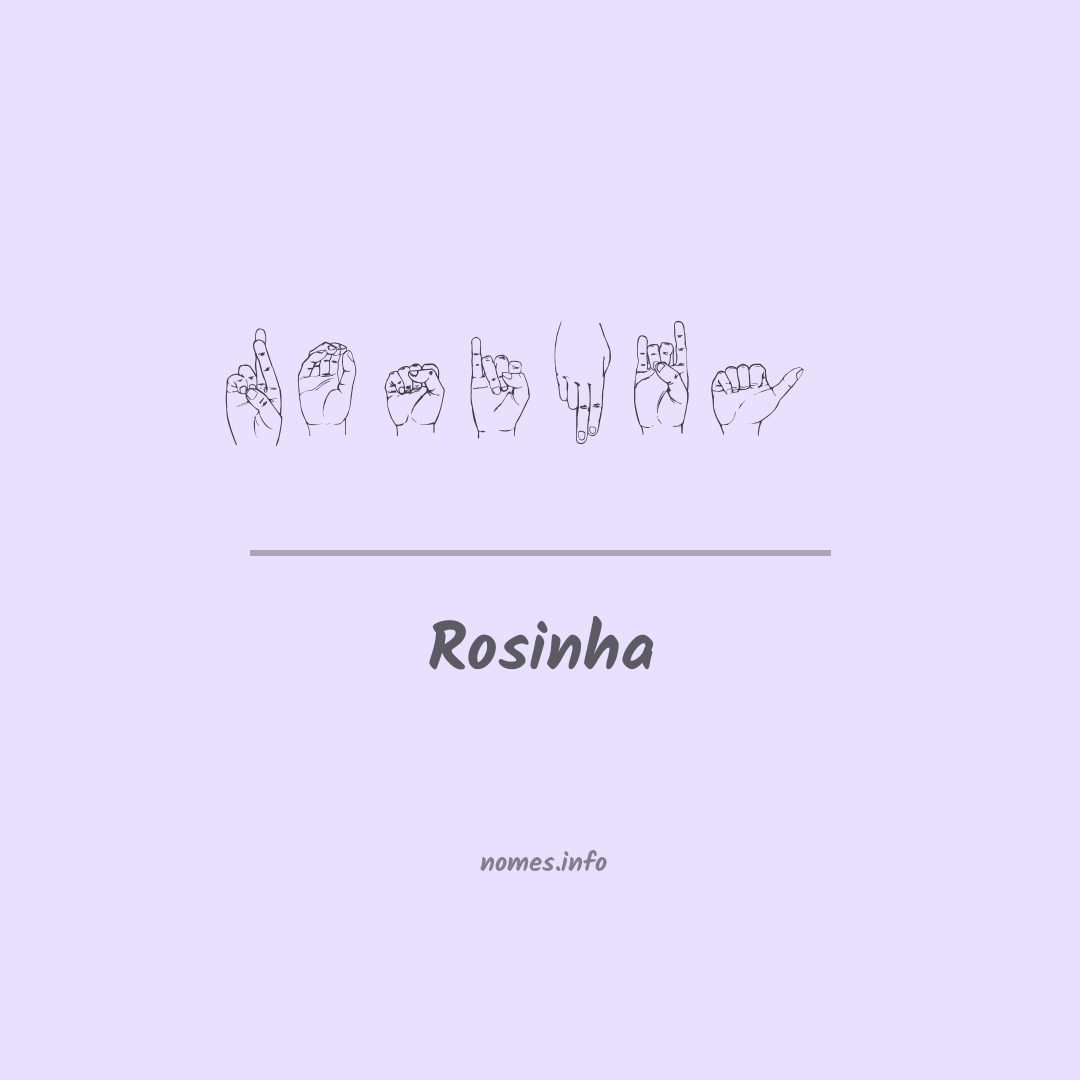Rosinha em Libras
