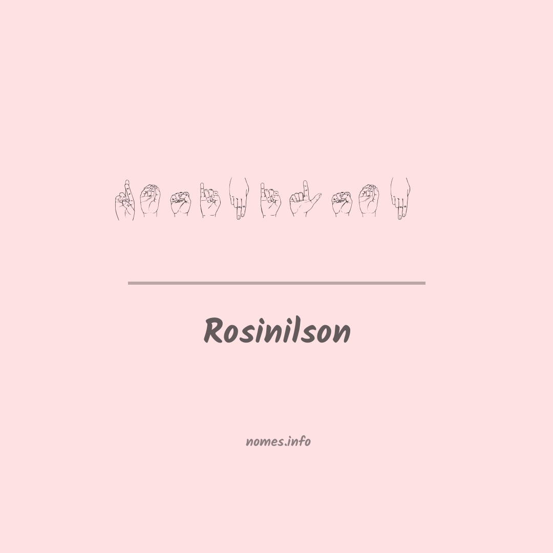 Rosinilson em Libras