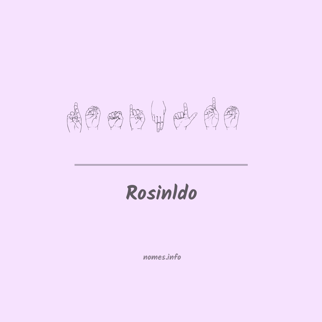 Rosinldo em Libras