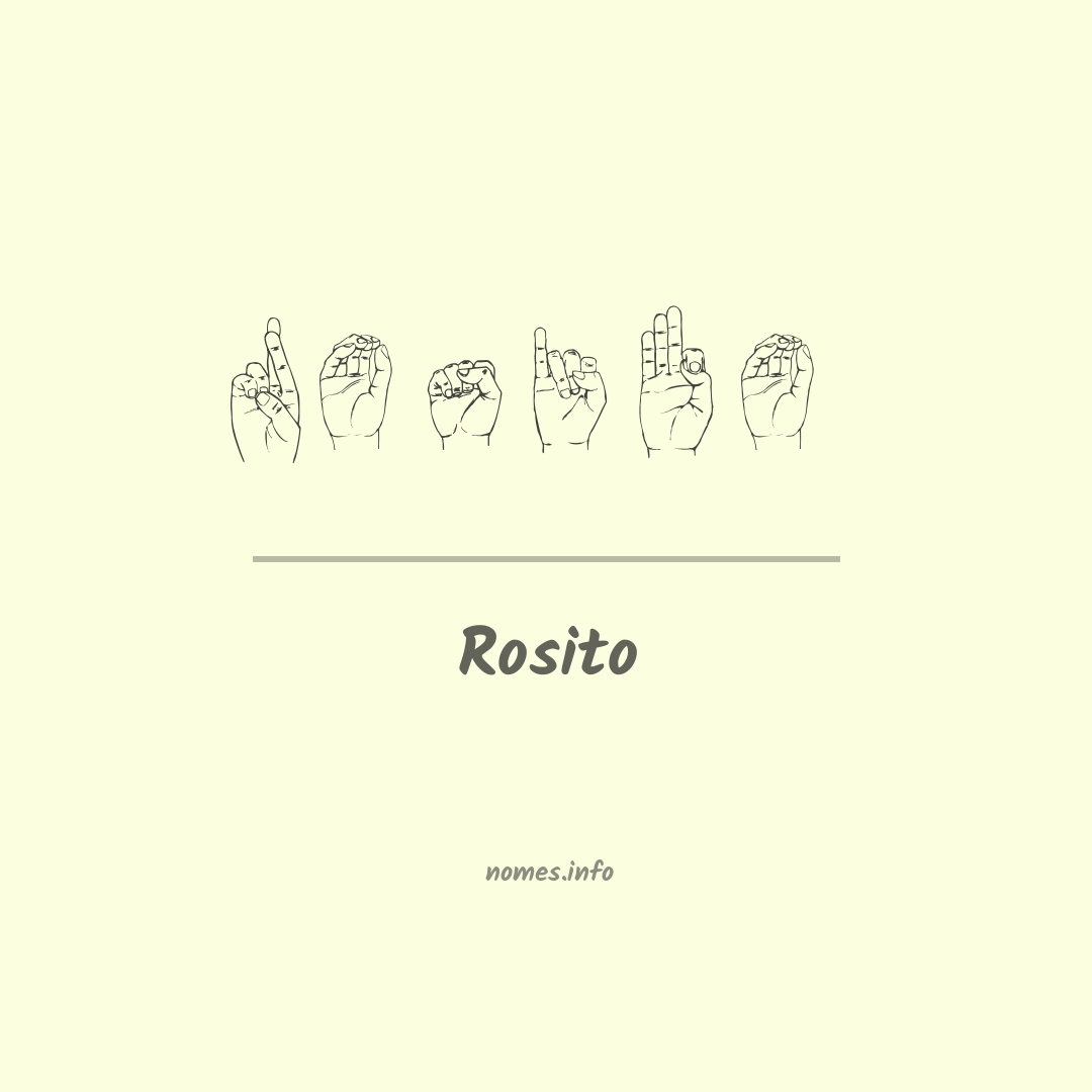 Rosito em Libras