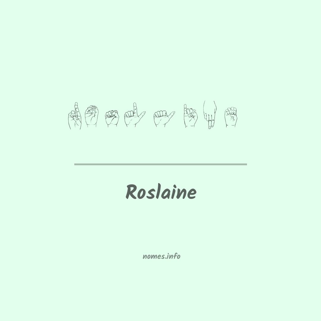 Roslaine em Libras