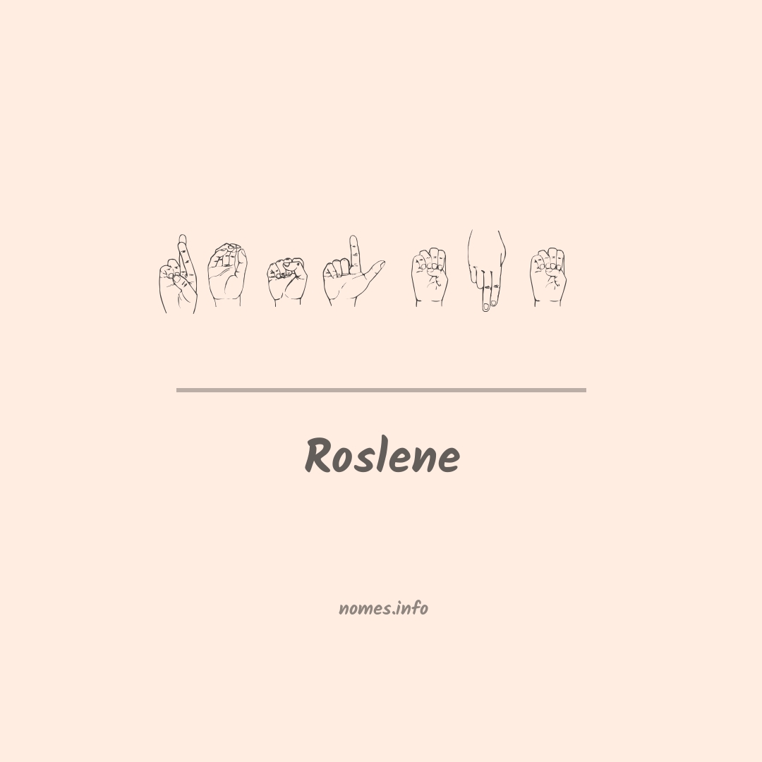 Roslene em Libras