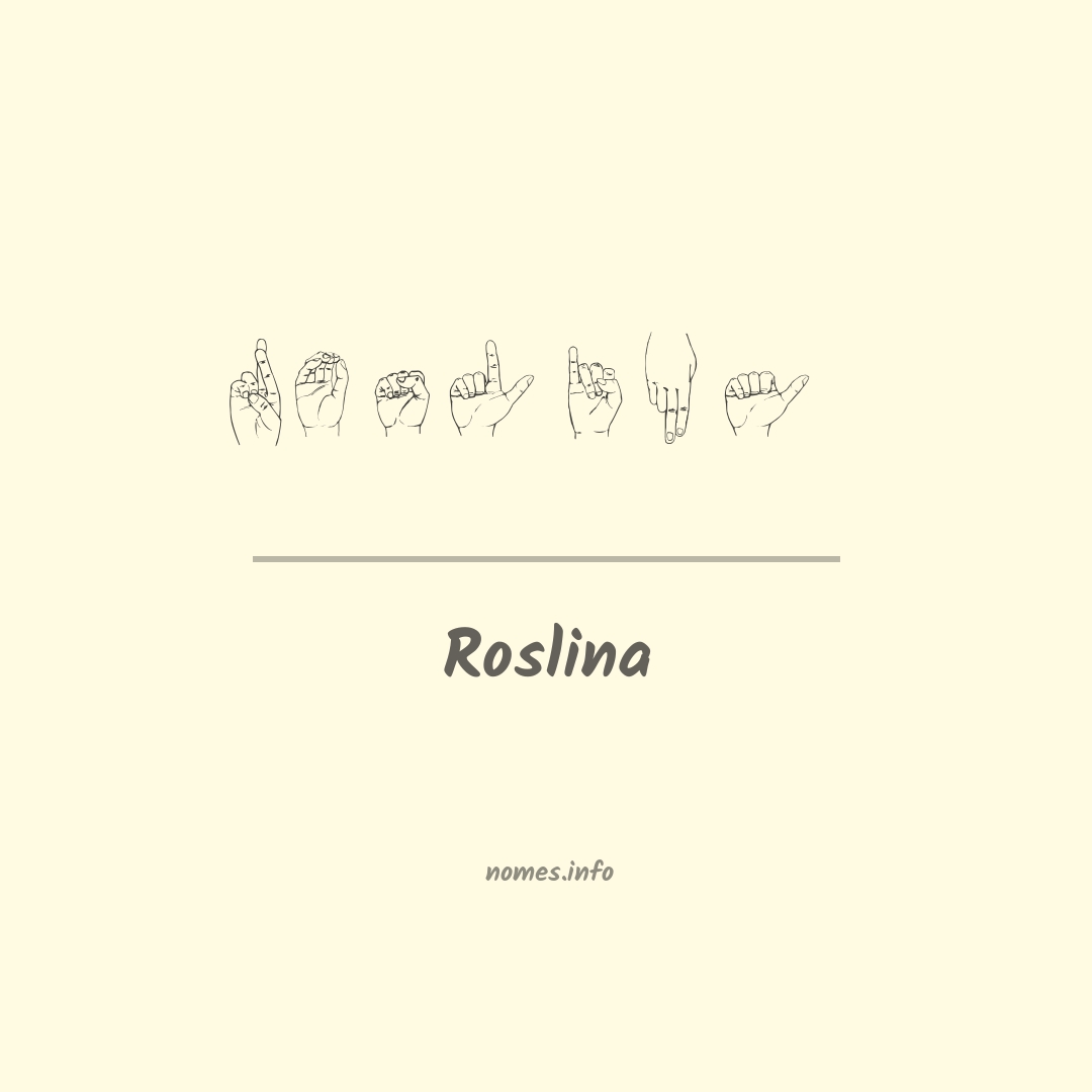 Roslina em Libras