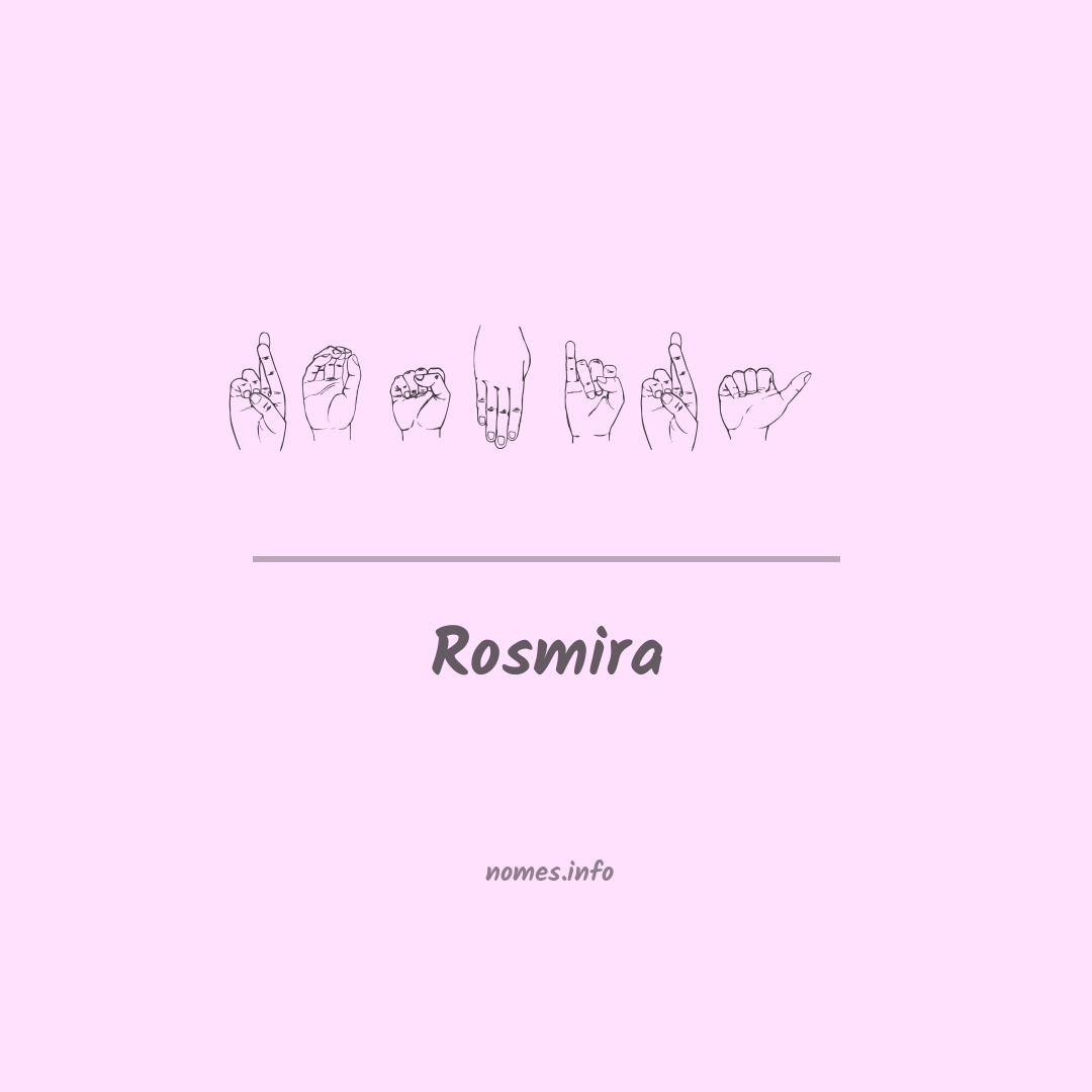 Rosmira em Libras