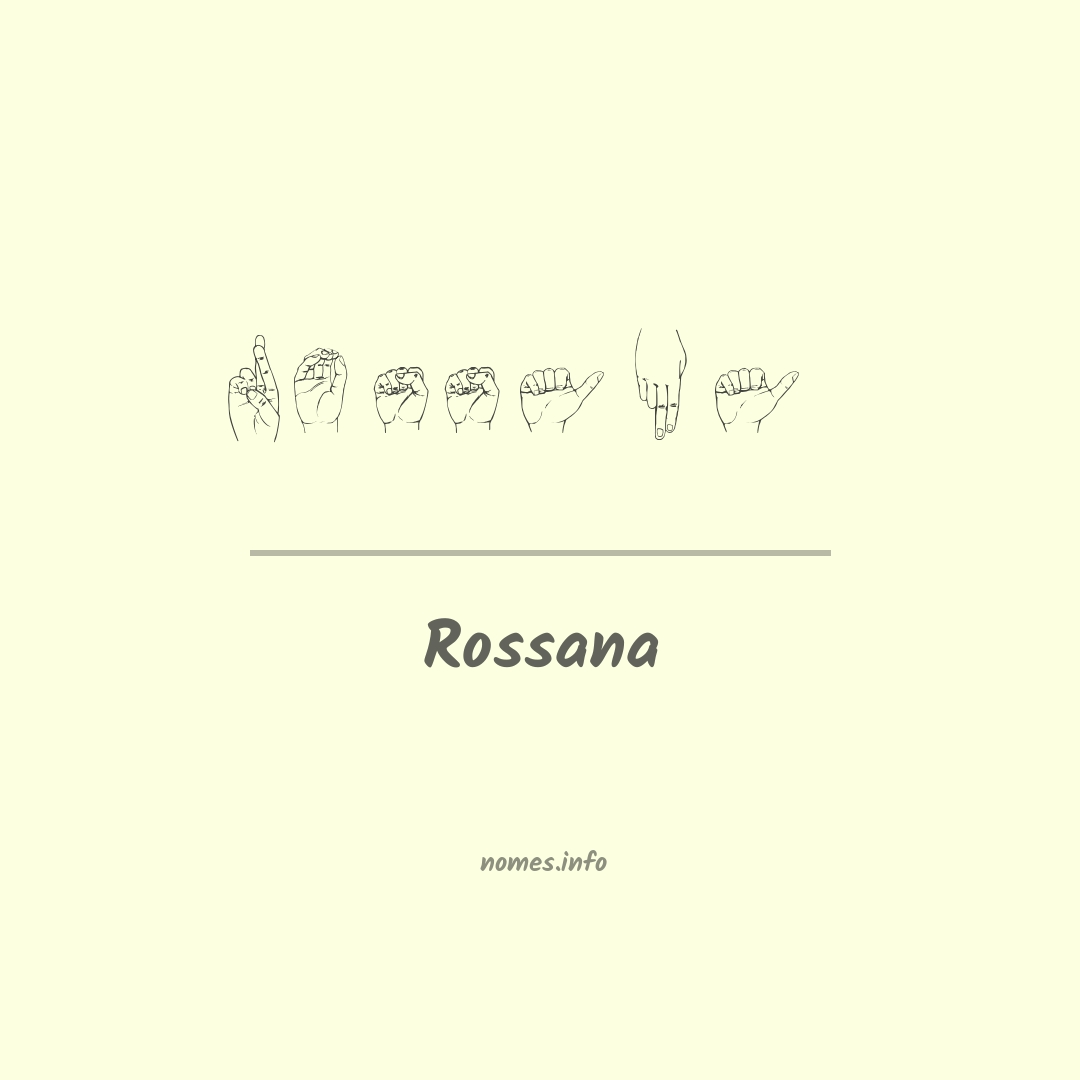Rossana em Libras