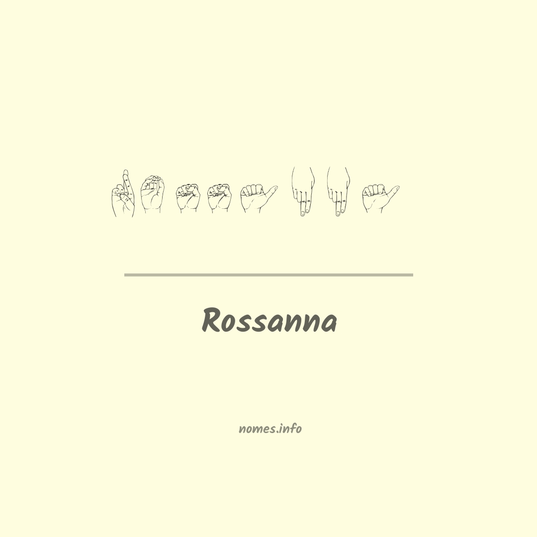 Rossanna em Libras