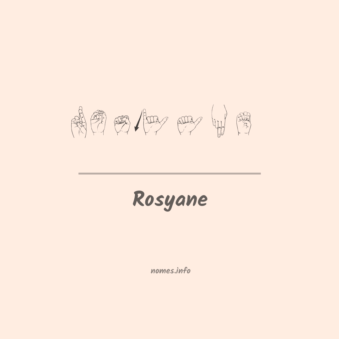 Rosyane em Libras