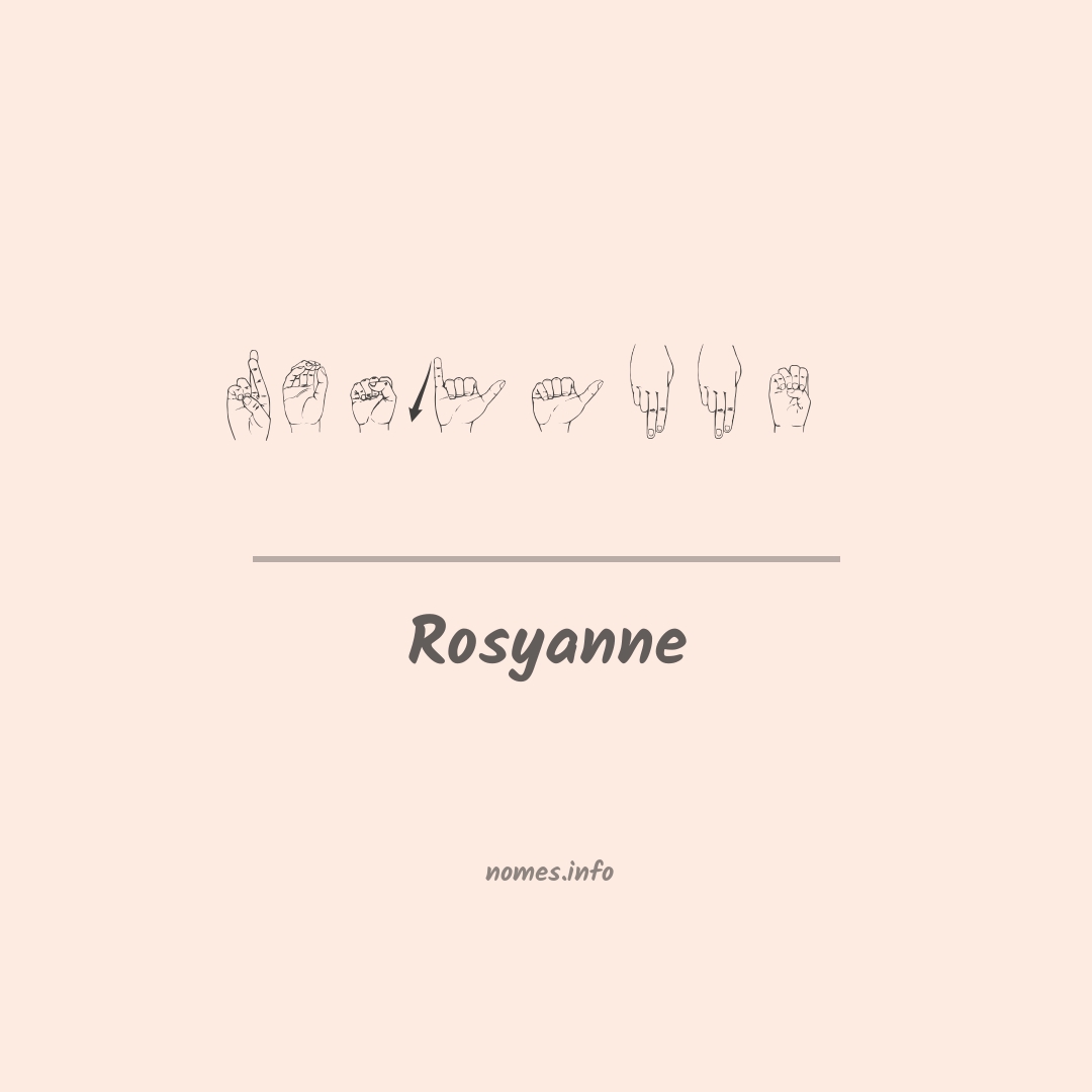 Rosyanne em Libras