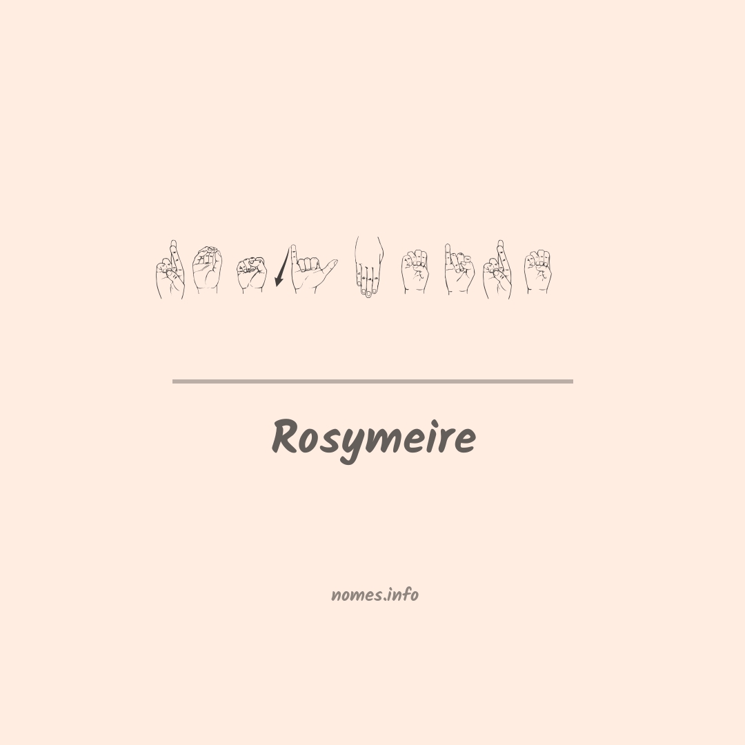Rosymeire em Libras