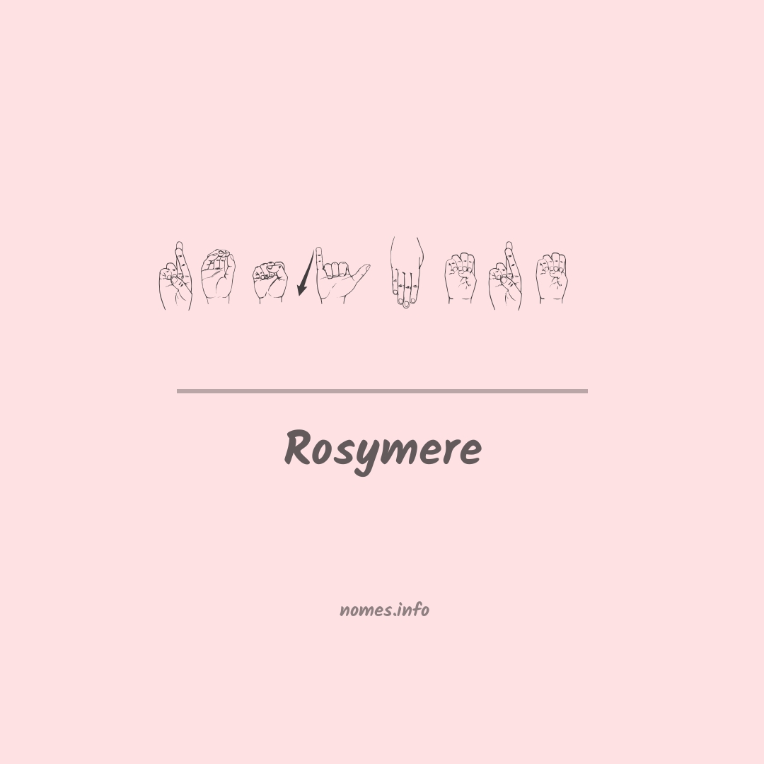 Rosymere em Libras