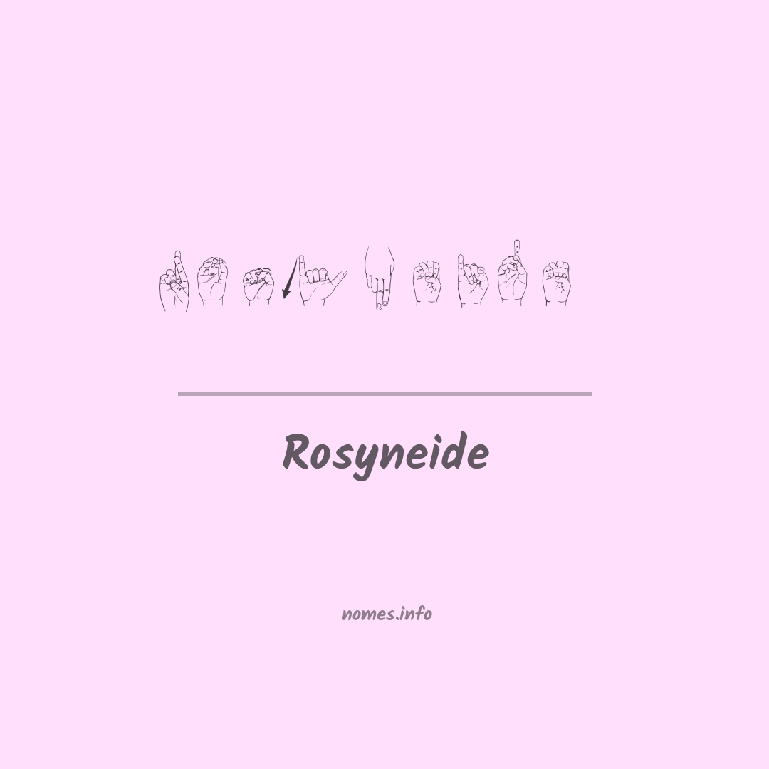 Rosyneide em Libras