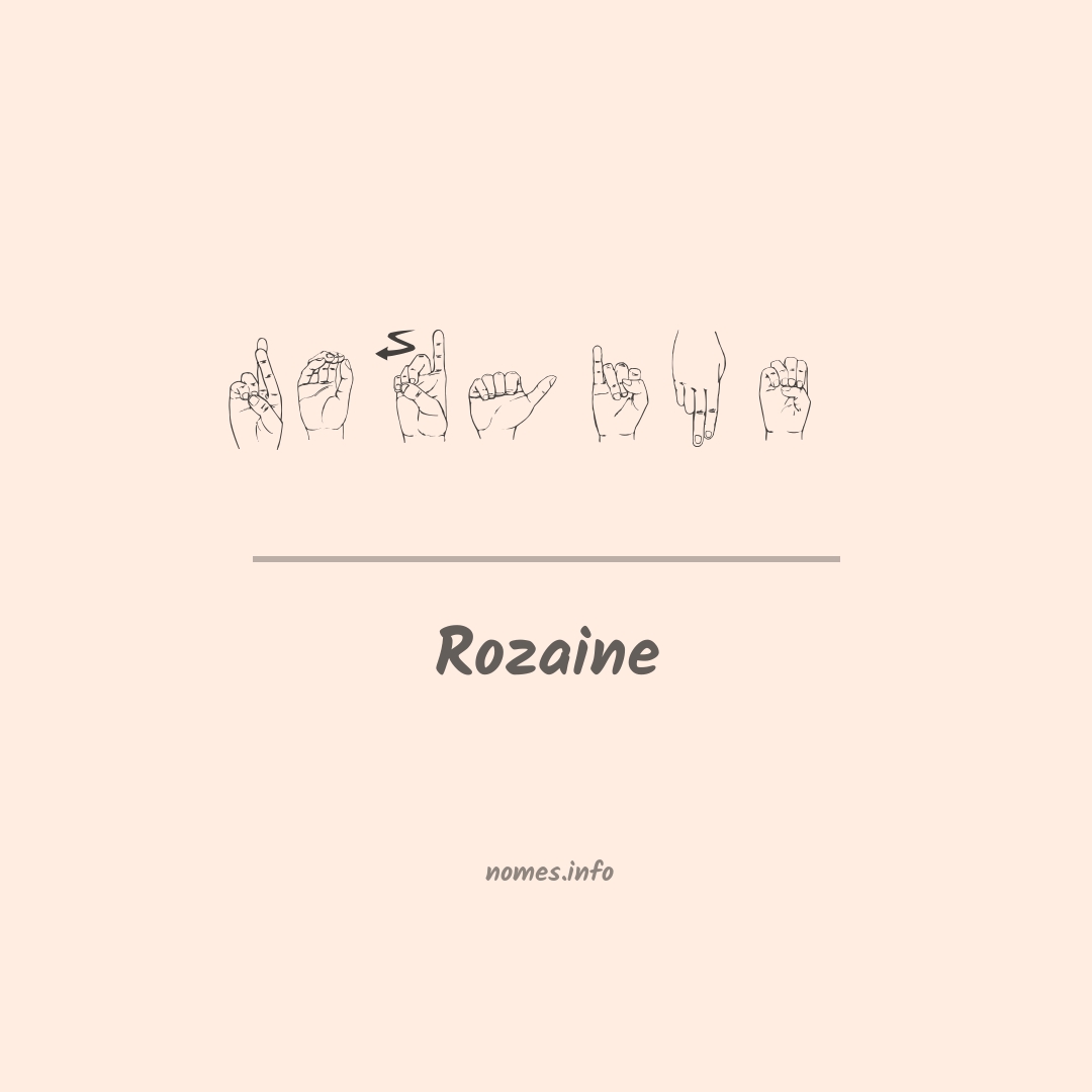 Rozaine em Libras
