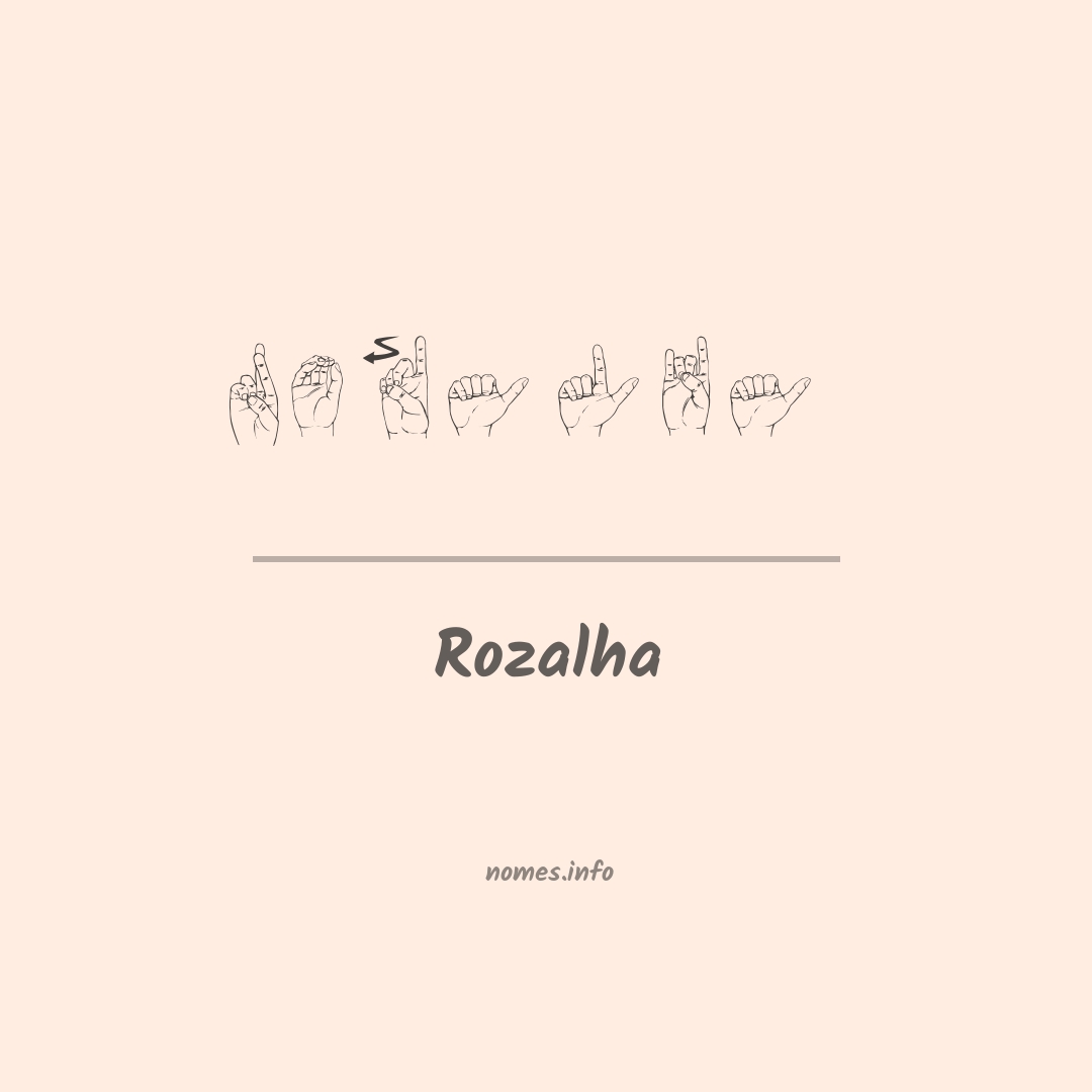 Rozalha em Libras
