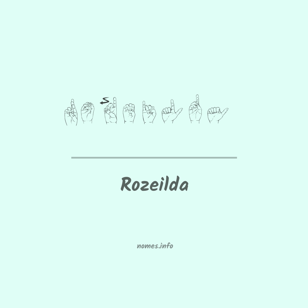 Rozeilda em Libras Rozeilda em Libras