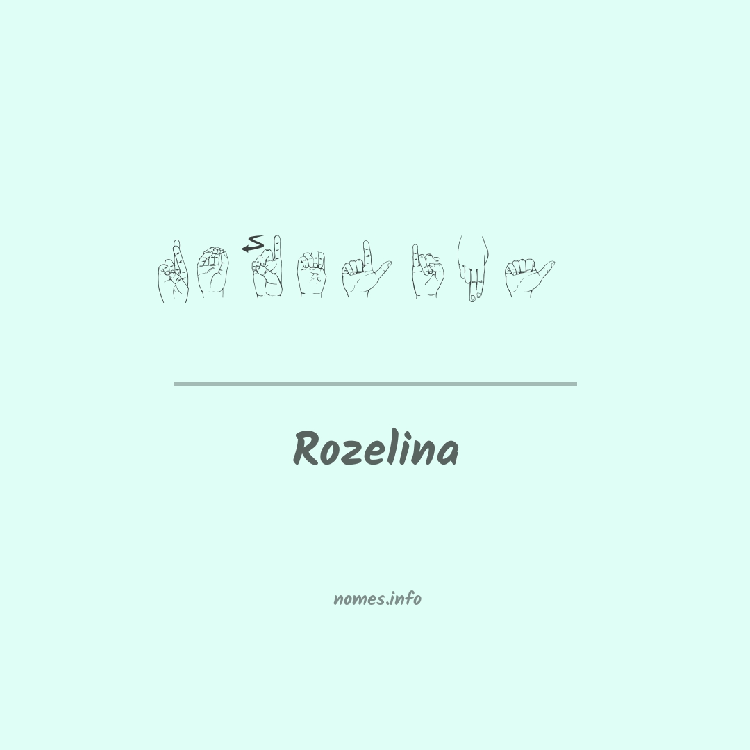 Rozelina em Libras