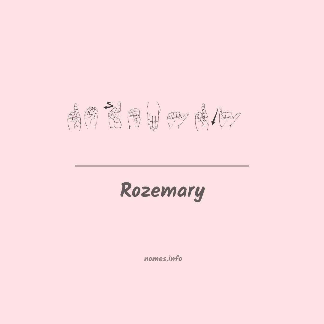 Rozemary em Libras