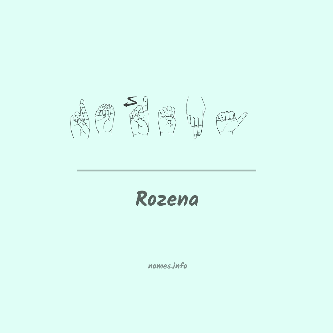 Rozena em Libras