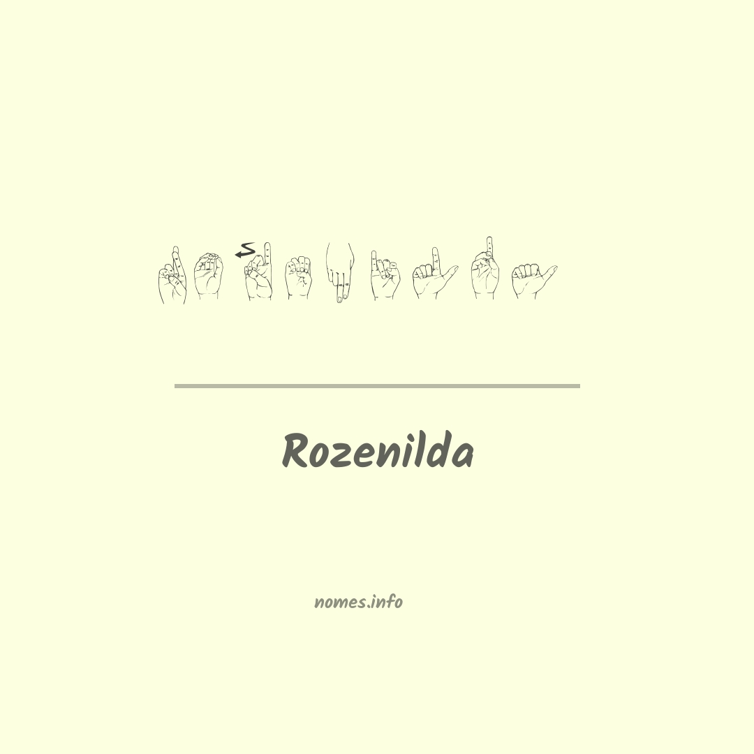 Rozenilda em Libras