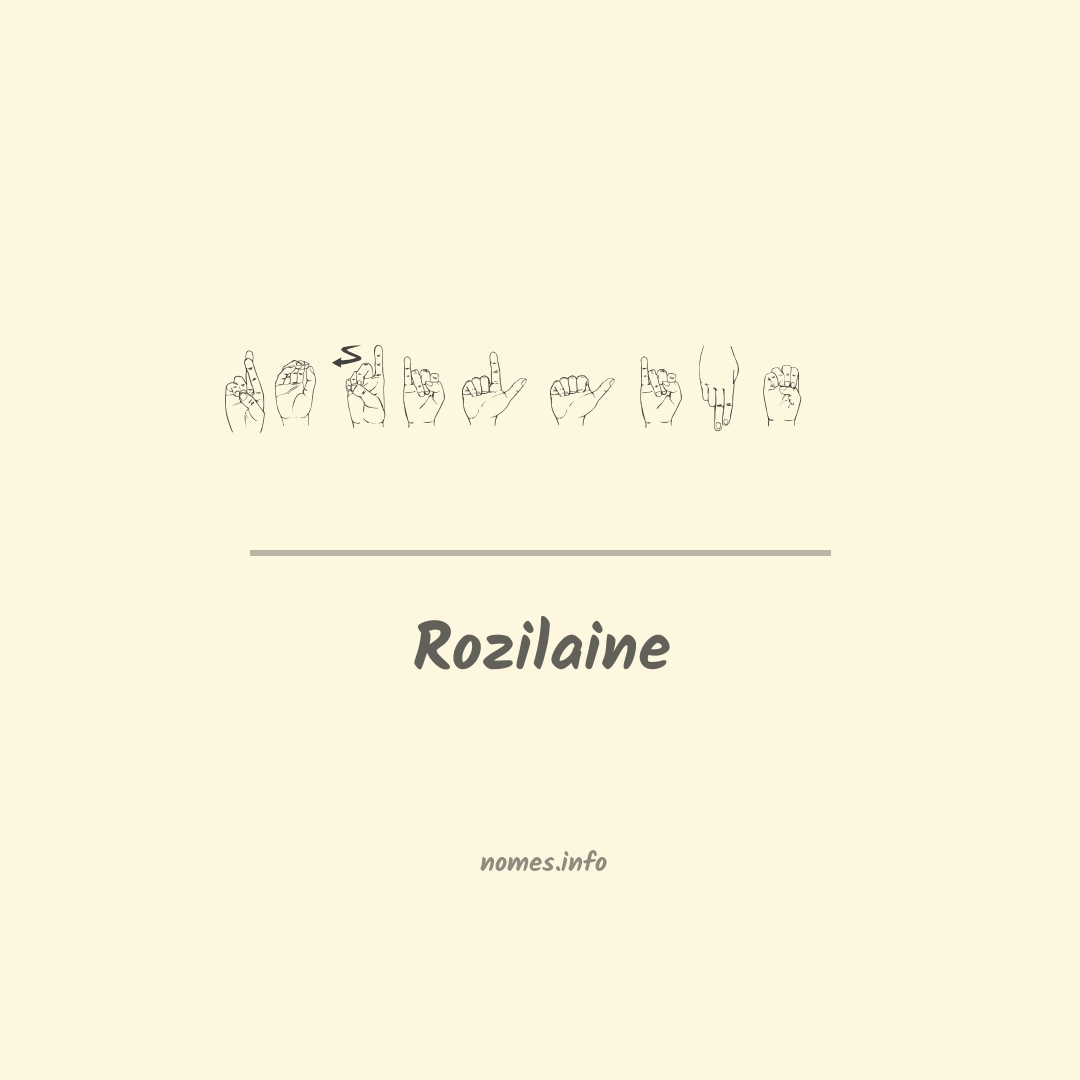 Rozilaine em Libras