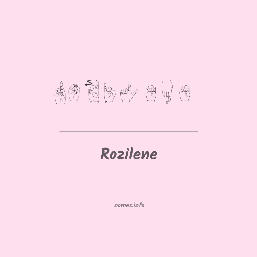 Rozilene em Libras